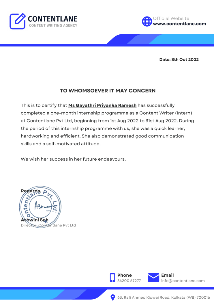 Content Developer - Intern