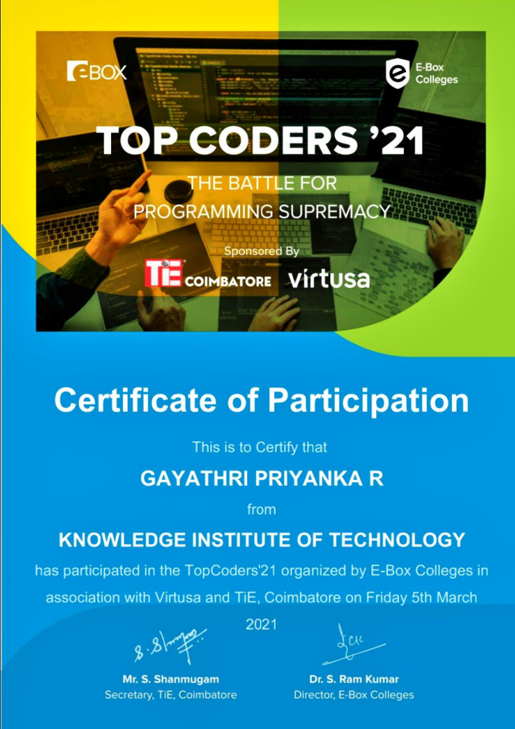 Top Coders'21